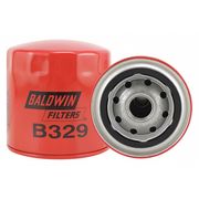 Baldwin Filters Oil Fltr, Spin-On, 3-7/8"x3-11/16"x3-7/8" B329