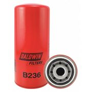 Baldwin Filters Oil/Hydraulic Filter, 3-11/16 x 8-1/8 In B236