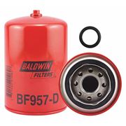Baldwin Filters Fuel Filter, 5-7/16 x 3-11/16 x 5-7/16 In BF957-D