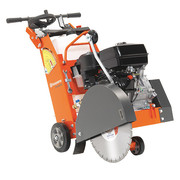 Husqvarna 18" Walk-Behind Concrete Flat Saw, 7.5" Cut Depth, 11.7hp Honda 4-Cycle FS 400