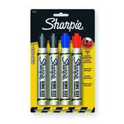 Sharpie Black, Blue, Red Industrial Marker, 4 PK 2178479