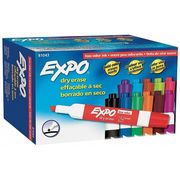 Expo Dry Erase Marker Set, Chisel Tip, Assorted Colors PK12 Low Odor 81043