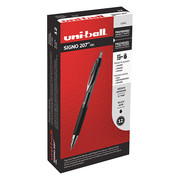 Uni-Ball Retractable Gel Pen, Medium 0.7 mm, Black PK12 33950