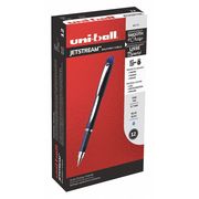 Uni-Ball Rollerball Pen, Stick, Medium 0.7 mm, Blue PK12 40174