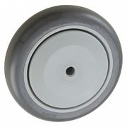 Zoro Select Caster Wheel, 5 in., 440 lb., Gray 2LU15