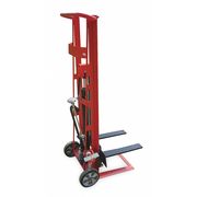 Dayton Fixed Base Hydraulic Stacker, Load Cap. 750 lb. 2MPU9