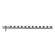 Tripp Lite Outlet Strip, 15A, 12 Outlet, 15 ft, Gray PS3612