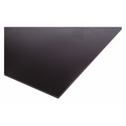 Zoro Select Black UHMW Polyethylene UHMW Polyethylene Plastic Sheets & Bars 96" L x 48" W x 3/8" Thick PS-UHMW-RCY-13