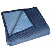 Zoro Select Quilted Moving Pad, L72xW80In, Blue, PK6 2NKR8