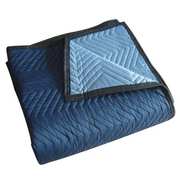 Zoro Select Quilted Moving Pad, L72xW80In, Blue, PK12 2NKT3
