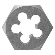 Vermont American Hexagon Die, Carbon Steel, RH, 1/4-18, NPT BPD14F18