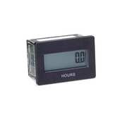 Trumeter LCD Hour Meter, 1.60 in Flange, Mini Flush 3410-2000