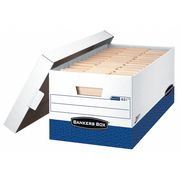 Bankers Box Banker Box, Ltr, 750Lb, Wht/Bllu, PK12 0063101