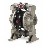 Aro Double Diaphragm Pump, Polypropylene, Air Operated, Santoprene, 13 GPM 666053-3EB