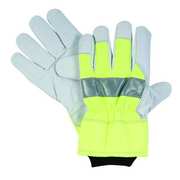 Condor Hi-Vis Cold Protection Gloves, Nylon/WarmTex Lining, XL 2RA33