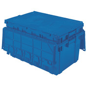 Buckhorn Blue Attached Lid Container, Plastic, 16.83 gal Volume Capacity AR2717120209000