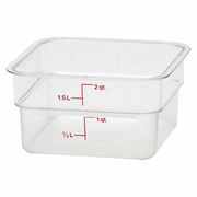 Cambro Container, Use Lid No. 4UJZ6, PK6 CA2SFSCW135