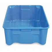 Molded Fiberglass Stack & Nest Container, Blue, Fiberglass Reinforced Composite, 24 1/4 in L, 14 3/4 in W, 8 in H 7805085268