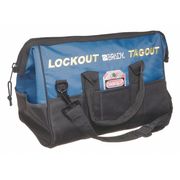 Brady Lockout Bag, Unfilled, Blue 99162