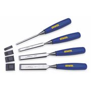 Irwin Wood Chisel Set, 4 PC, 1/4 To 1 In Tip M444S4