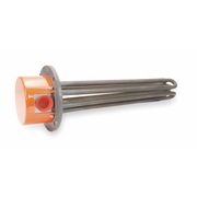 Tempco Flanged Immersion Heater, 56-15/16 In. L TFP01498