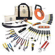 Klein Tools 41 pc Tool Kit, Includes Pliers, Screwdrivers, Keys, Bits and Bags 80141
