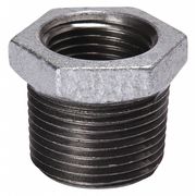 Zoro Select 1-1/4" MNPT x 3/4" FNPT Galvanized Hex Bushing 5P887