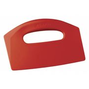 Remco Bench Scraper, Poly, Red, 8 1/2 x 5 In 69604