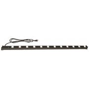 Pro-Line Power Strip, 49W x 1-1/2D x 1-1/2 H, Black MO/ES48