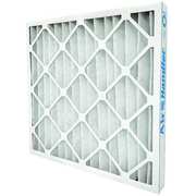 Air Handler Pleated Air Filter, 20 in x 20 in x 1, MERV 7, Synthetic, White 5W511