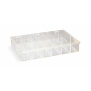 Flambeau Compartment Box with 12 compartments, Plastic, 2 13/16 in H x 8-1/2 in W 6676KC