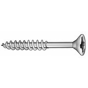 ZORO SELECT Deck Screw, 1 in, Steel, Flat Head, Phillips Drive, 1500 PK 2XA80