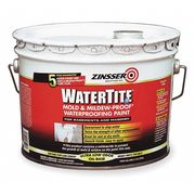 Zinsser Interior/Exterior Paint, Eggshell, Oil Base, Bright White, 3 gal 5003