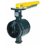 Gruvlok Butterfly Valve, Grooved, 6 In, Iron 7005011850