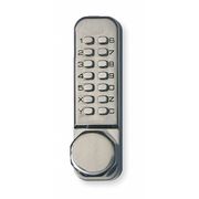 Kaba Push Button Lock, Entry, Passage, Stainless LD4513532D41