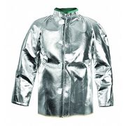 National Safety Apparel Aluminized Jacket, L, Carbon Kevlar(R) C22NLLG30