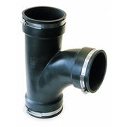 Zoro Select Flexible Tee, For Pipe Size 4" QT-400