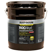 Rust-Oleum Interior/Exterior Paint, High Gloss, Oil Base, Navy Gray, 5 gal 245444