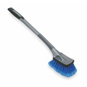 Tough Guy Car Wash Brush, 17 in L Handle, Blue, Polypropylene, Thermoplastic Rubber, 20 in L Overall 2ZPA7