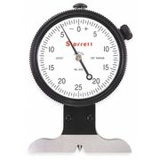 Starrett Dial Depth Gage, 1/8 In, 2 1/2 In Base 643JZ