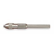 Starrett Pin Vise, 0.050-0.125 In, Nickel Plated 162C