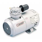 Gast Piston Air Compressor, 1/6HP, 115V, 1Ph 1HAB-44-M100X