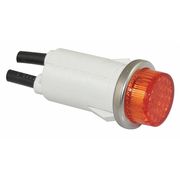 Zoro Select Raised Indicator Light, Amber, 24V 20C842