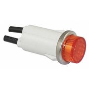 Zoro Select Raised Indicator Light, Amber, 120V 20C850