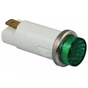 Zoro Select Raised Indicator Light, Green, 120V 20C852 | Zoro