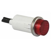 Zoro Select Raised Indicator Light, Red, 120V 20C854