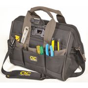 Clc Work Gear Bag/Tote, Tool Bag, Black, Polyester, 29 Pockets L230