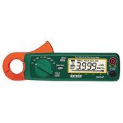 Extech Clamp Meter, LCD, 30 A, 0.9 in (23 mm) Jaw Capacity, Cat III 300V Safety Rating 380942-NIST