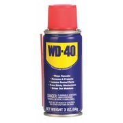 Wd-40 Multi-Use Lubricant, -60 to 300 Degrees F, Container Size 3 oz, Aerosol Can, Amber 490358