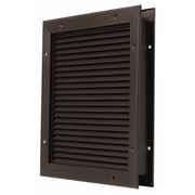 National Guard Louver, No Vision, Dk Bronze, 24 x 18 L-700-BFDKB-24x18